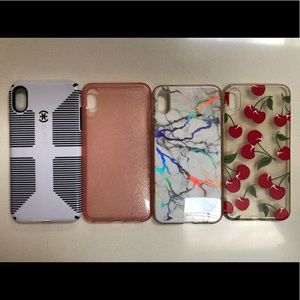 Lot of (4) iphone XS Max cases/covers